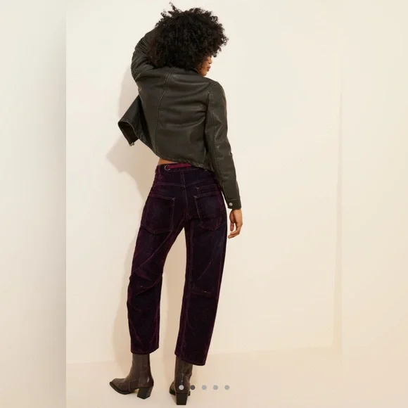 We The Free Red Velvet Joggers - Picture 9 of 12